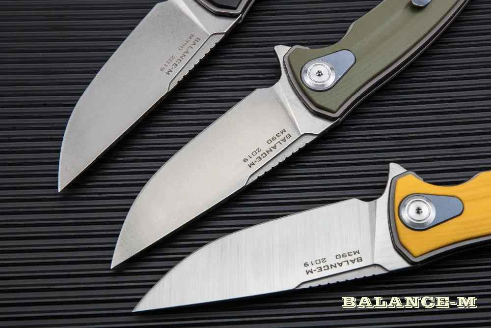 MAXACE баланс-М складной карманный нож кемпинг нож M390 сталь stonewash лезвие