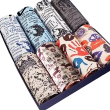 WTEMPO, 8 шт./партия, Брендовые мужские трусы-боксеры, модное сексуальное мужское нижнее белье, мужское нижнее белье, мужские трусы, шорты с u-образной выпуклой сумкой для геев