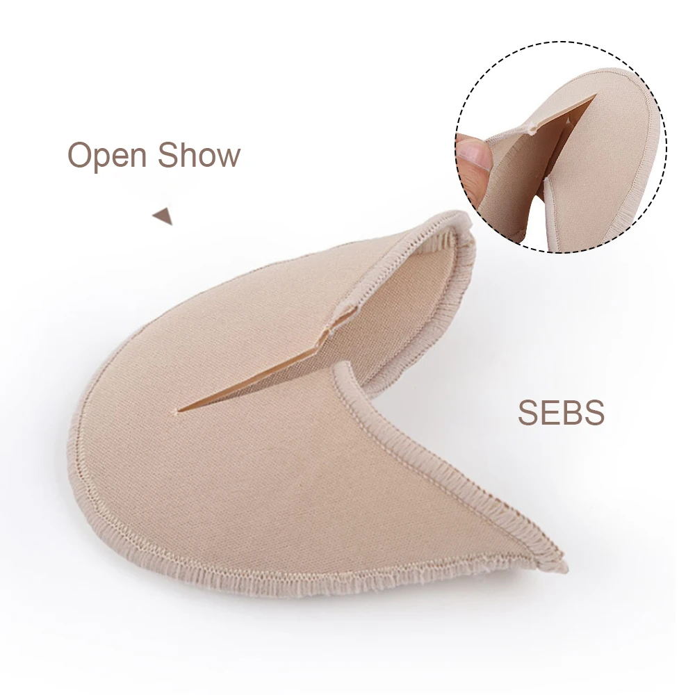 Elino Soft SEBS Toe Pads Foot Protector Shoes Forefoot Inserts Dancing Relieve Pain Fatigue Insoles for Ballet Pointe Ballerina