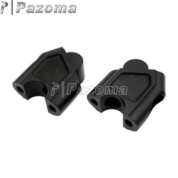 Черный CNC Мотоцикл ATV 7/" Руль хомуты для руля для Suzuki SV650 1000 GSF 1250S DL25 GW250S GW250F 2003