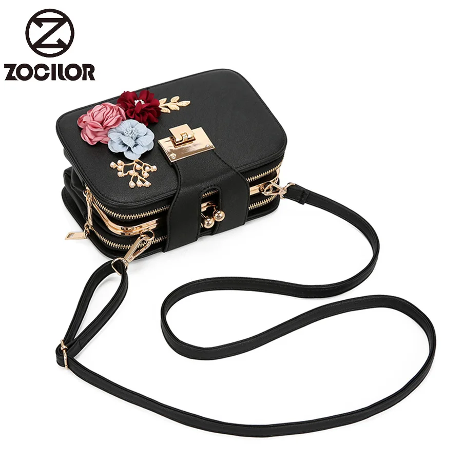 Skup 2019 wiosna moda kwiaty kobiety pasek do torby na ramię designerskie torebki z klapą kopertówka panie Messenger torby z metalową klamrą