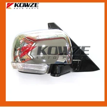 Chrome Elettrico di Controllo di Calore Fold Antifog Specchio Laterale Con Spia di Segnalazione per Mitsubishi Pajero Montero Shogun 4 IV dopo 2007