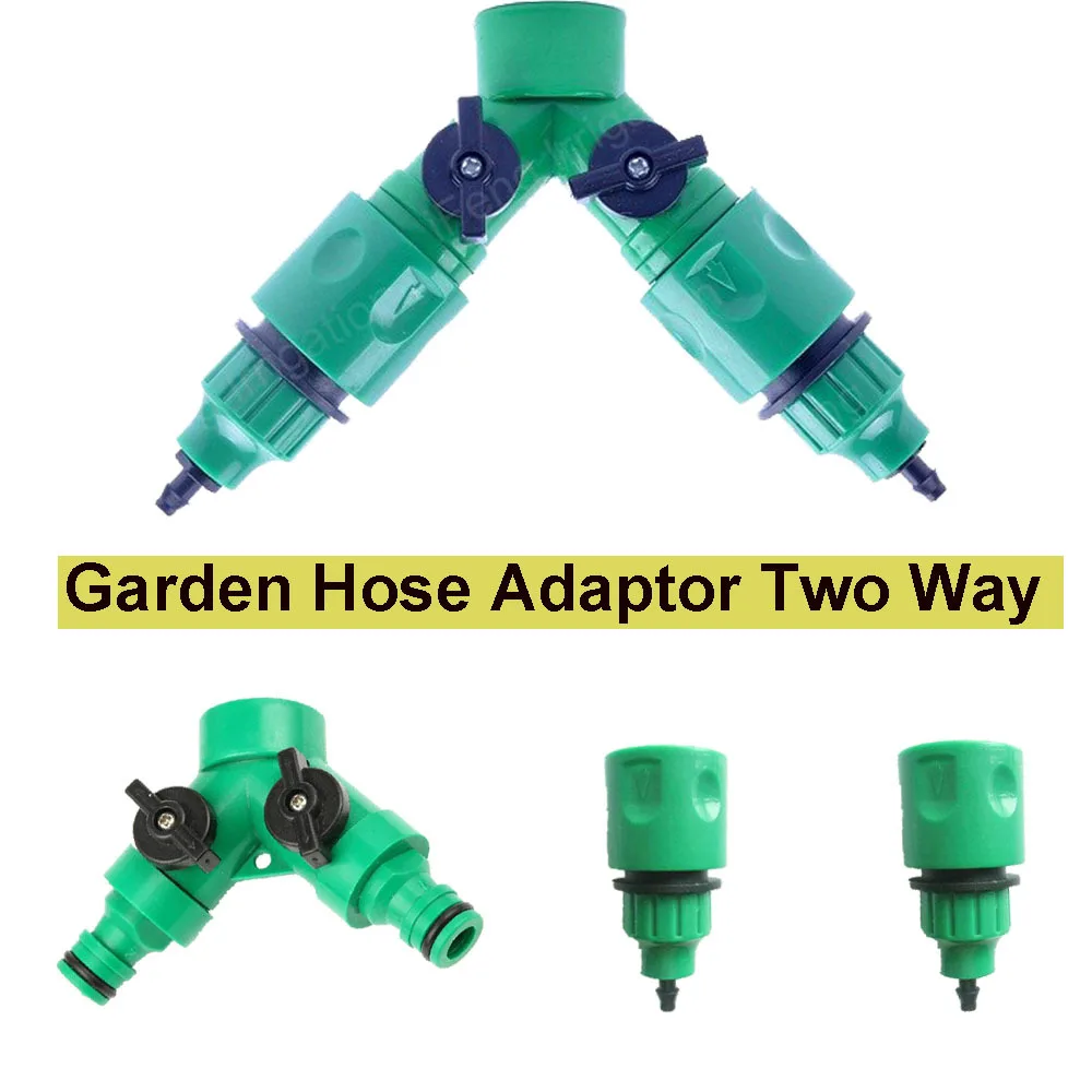 Buy Garden Hose Pipe Connector Two Way Y Quick