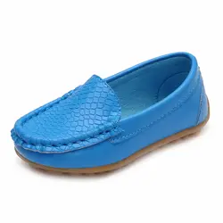 Abwe Новые Детские Обувь классический Модная обувь из искусственной кожи для Обувь для девочек Обувь для мальчиков Обувь без каблука