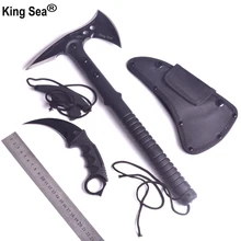 King Sea Claw нож и открытый набор топоров Тактический Томагавк практичный топор и Karambit шейный нож набор топор для кемпинга CSGO нож