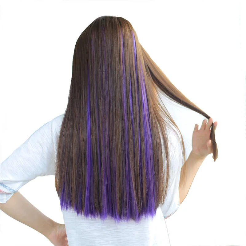 AOSIWIG-1-Clip-In-Long-Straight-Hair-Extensions-Fake-Hairpieces-Heat-Resistant-Synthetic-Fake-Only-One (1)