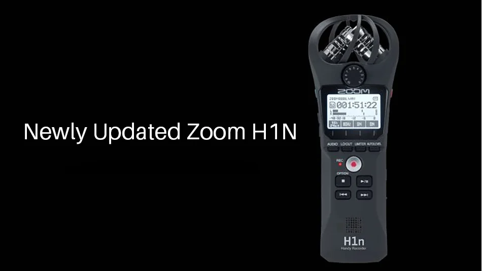 Original Zoom H1N Handy Digital Voice Recorder Portable Audio Stereo Microphone Interview Mic with Kingston16GB SD Card Lable