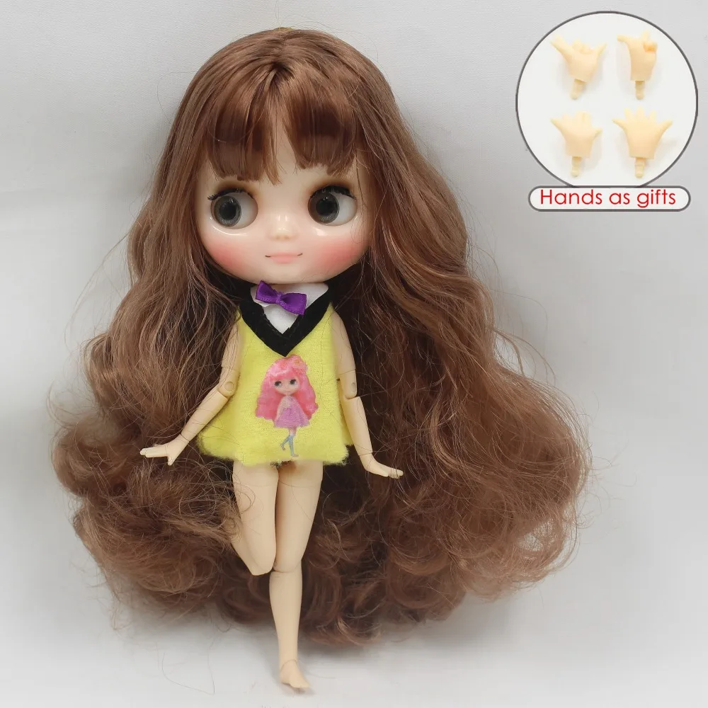 Middie Blythe Doll with Brown Hair, Tilting-Head & Custom Jointed Body 1