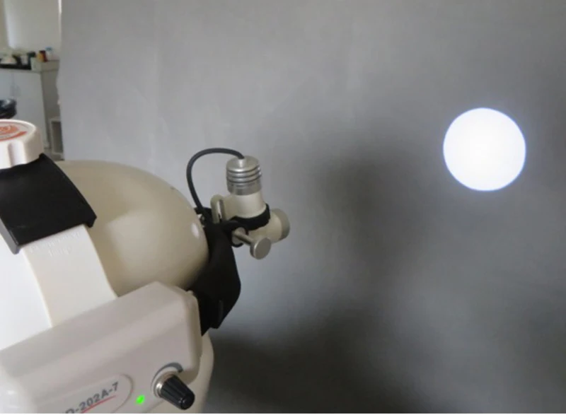 Новейшая KD-202A-7 3 Вт Стоматологическая головная лампа медицинская хирургическая фара точечная Регулируемая яркость