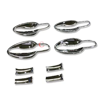 

Chrome ABS Side Door Handle Cover Bowl Trim 8pcs For Mazda 2 Demio 2015 2016 Car Styling accessories!