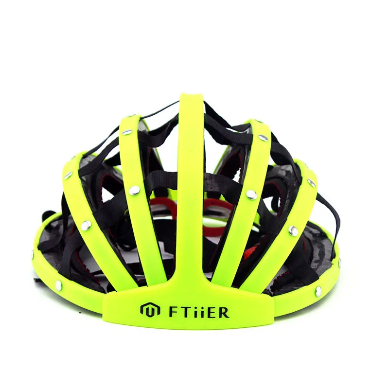 

Ftiier Foldable Road Bicycle Helmet Lightweight Portable City Cycling Sports Safety Leisure Bike Riding Helmets 56-62cm