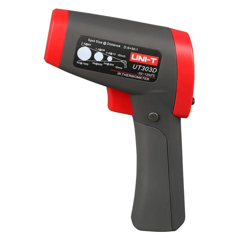 

UNI-T Infrared thermometer UT303D Non Contact Laser Gun IR Thermometer LCD digital display -32~1250 degree pyrometer infrared