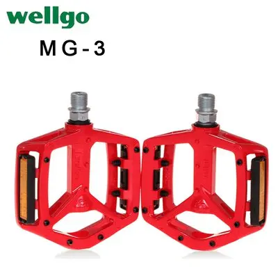 Wellgo MG-3 9//16/" Magnesium Pedal for MTB and Road Bike Black