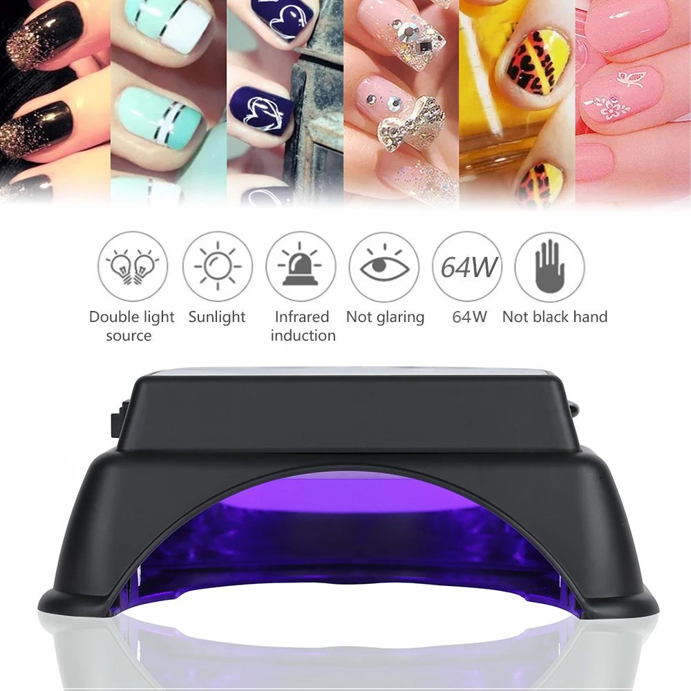 Bfaccia Professional Nail Polish Dryer Auto-Sensing Lithium Nail Lamp LED UV Lamp Nail Dryer Battery Wireless Charging