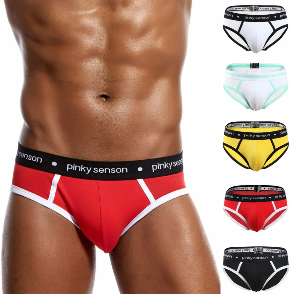 2019 men's summer breathable swimming shorts sexy comfortable beach triangle briefs quick-drying casual beach shorts men 40J17 (1)