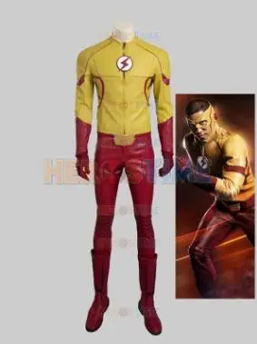 

Newest The Flash 3 Kid Flash Cosplay Costume
