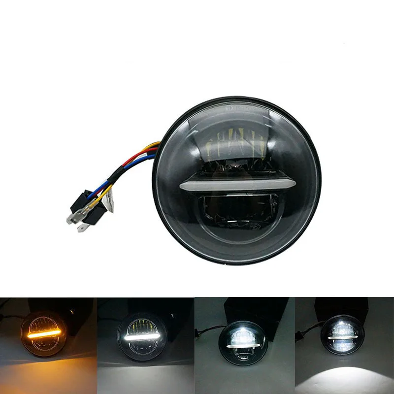 

5.75 inch Motorcycle Projector Headlight for Harley Dyna Sportster 1200 48 883 Motorcycle Turn Signal DRL Headlights E023