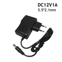 1 шт. 12V1A AC 100 V-240 V конвертер адаптер питания DC 12 V 1A 1000mA Питание с вилкой EU US AU UK DC 5,5 мм x 2,1 мм