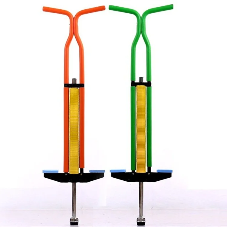 

Children kid steel jump pole metal Jumping Stilit double pole Pogo Stick for kids Teenagers less than 30-60kg
