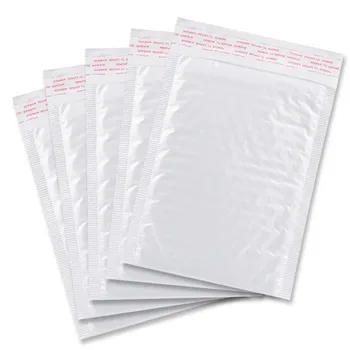 10 Various Size Waterproof white bag Foam Paper Envelopes set gift bags School student office Supplies