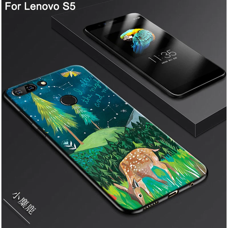 Для Lenovo s5 Чехол 5 7 &quotмилая картина мультфильма мягкая задняя крышка для S