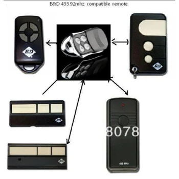 

5pieces Classic case BND / CHAMBERLAIN /easylift Garage Roller Door Remote Control Opener - BND 433Mhz free shipping