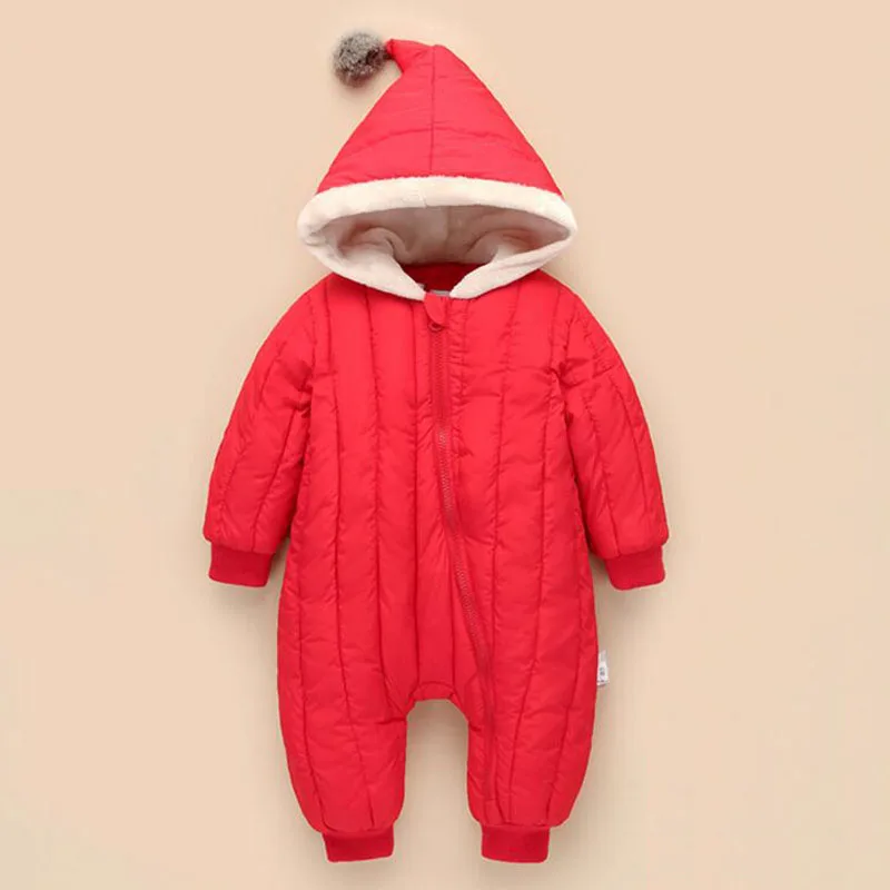 Baby Winter Bodysuits Outerwear Retail Baby One Pieces Cotton Thick