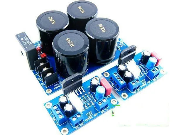 DIY комплекты 2 шт. LM3886 Amp доска LM3886TF аудио Мощность усилитель с одним выпрямителя фильтрующая плата