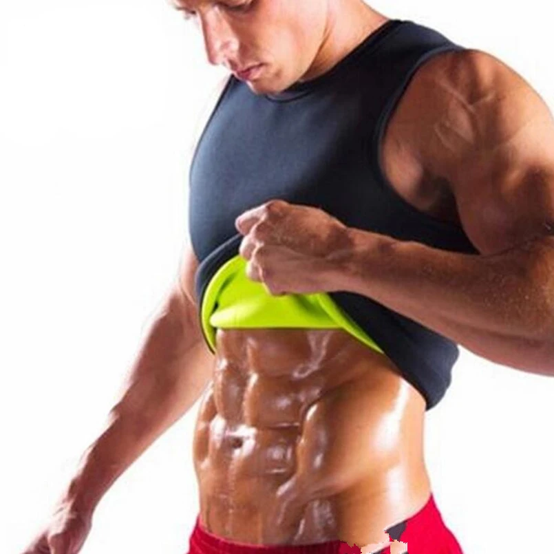 

Men Running Vests Weight Loss Cincher Belt Mens Body Shaper Vest Trimmer Tummy Shirt Hot Girdle New Arrival Plus Size S-5XL