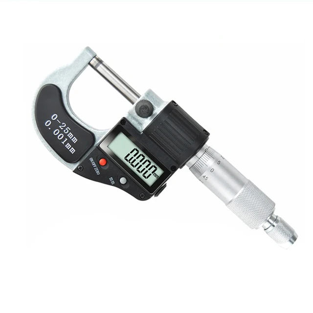 0 25mm/0.001 mm/inch Guanglu Brand Digital Micrometer Electronic