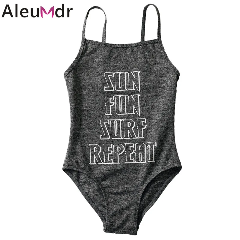 Aleumdr купальный костюм для маленьких девочек цельный купальник без рукавов в