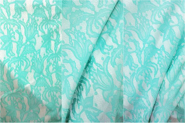 Мятно-зеленая композитная кружевная ткань платье из жаккардовой ткани Китайская одежда Ципао ткани