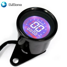 7 Colors Backlight LCD Digital Motorcycle Speedometer Tachometer Odometer Oil Level Gauge Motorcycle Accessories Instruments New for honda cbr400 nc29 speedometer tachometer tacho gauge instruments motorcycle parts