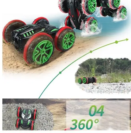 RC автомобиль 2 4G 4WD мощный экстремальный трюк амфибия Дистанционное управление