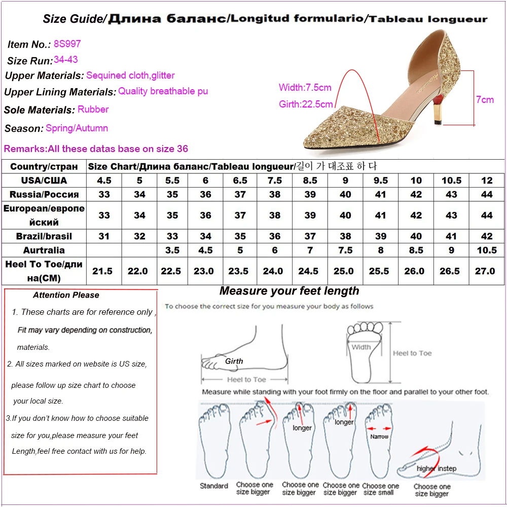 women shoes size New