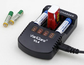 

Novelty 2017 varicore VL4 Multifunctional charger 1.48 V-1.5 V nickel-metal hydride AA / AAA 9 V charger DC 12V 1A. AC 100-240