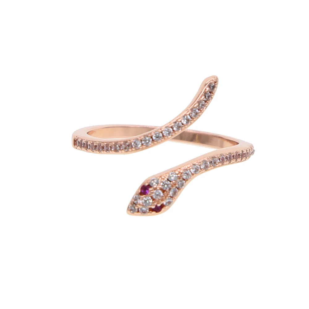 Золото, розовое золото, серебро, 3 цвета, открытое регулируемое модное кольцо, свободный размер, микро проложенный фианит, европейские великолепные простые женские кольца