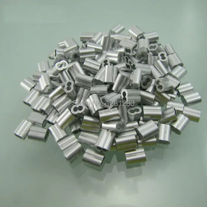 free shipping metal clamps wire rope 8 buckle stainless steel rope