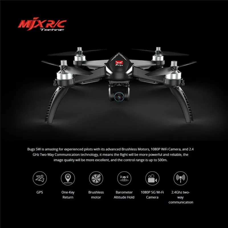 Drone-with-1080P-camera-MJX-Bugs-5W-5-W-Brushless-Motor-Quadcopter-GPS-FPV-drone-5G