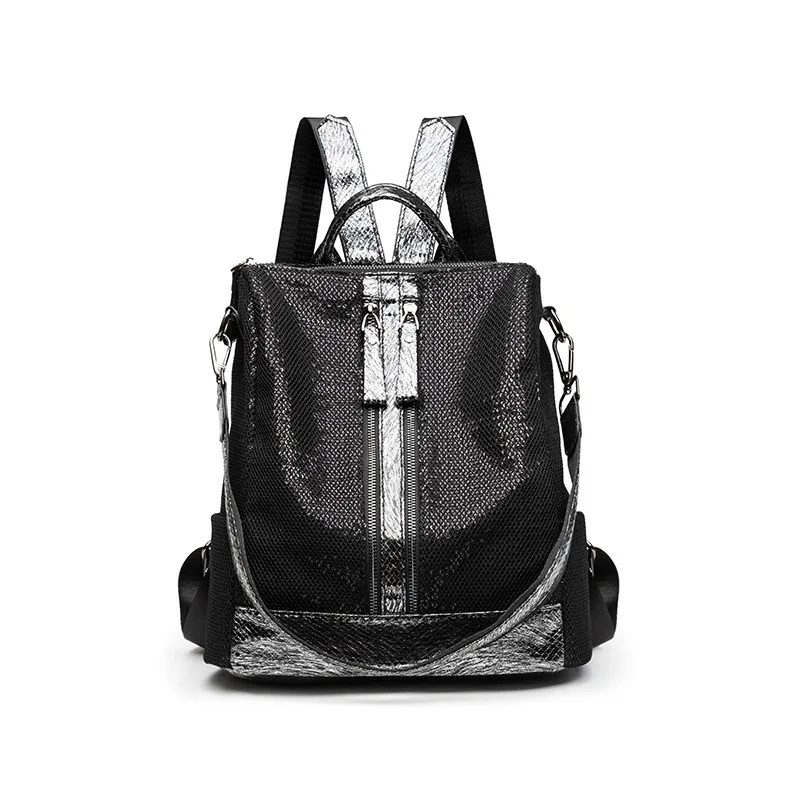 

Women Leather Backpacks for Teenage Girls SchoolBag Casual Female Backpack Lady Travel Shoulder Bag Sac A Dos Mochila New C1101