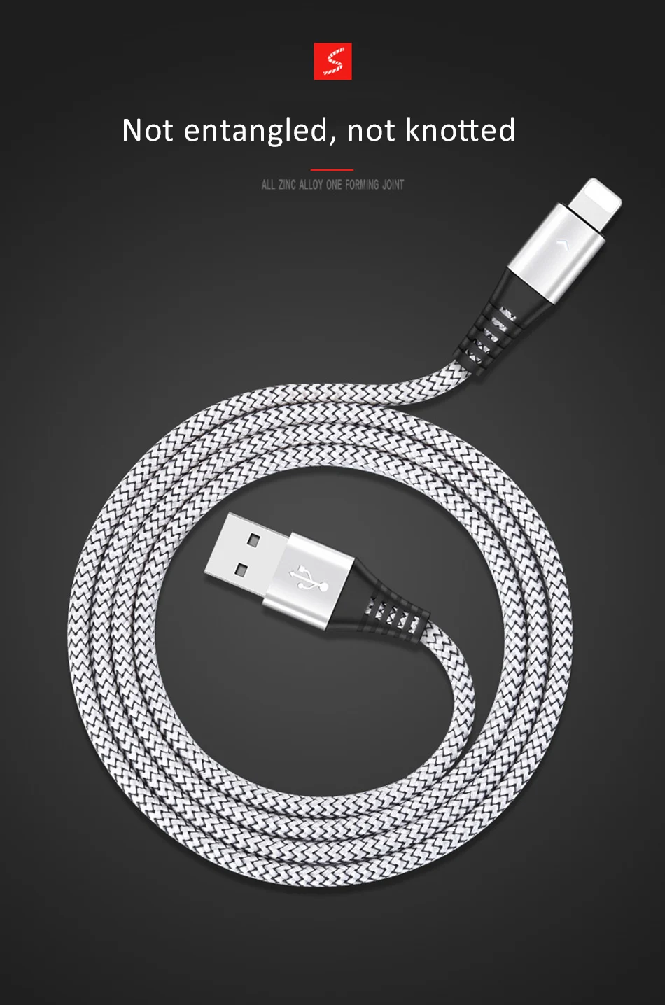 NOHON LED Charging&Sync Data Line 8 Pin Mobile Phone Cable For iphone 10 X 8 7 Plus For iPad Mini 2.4A Lighting Charge Cables 1M (15)