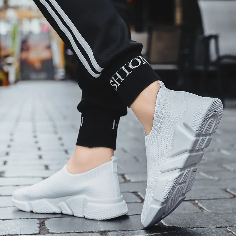 

Summer Sneakers Women Breathable Mesh Casual Sock Shoes Flat Platform Loafers Super Light Sock Woman Shoes Zapatillas Mujer