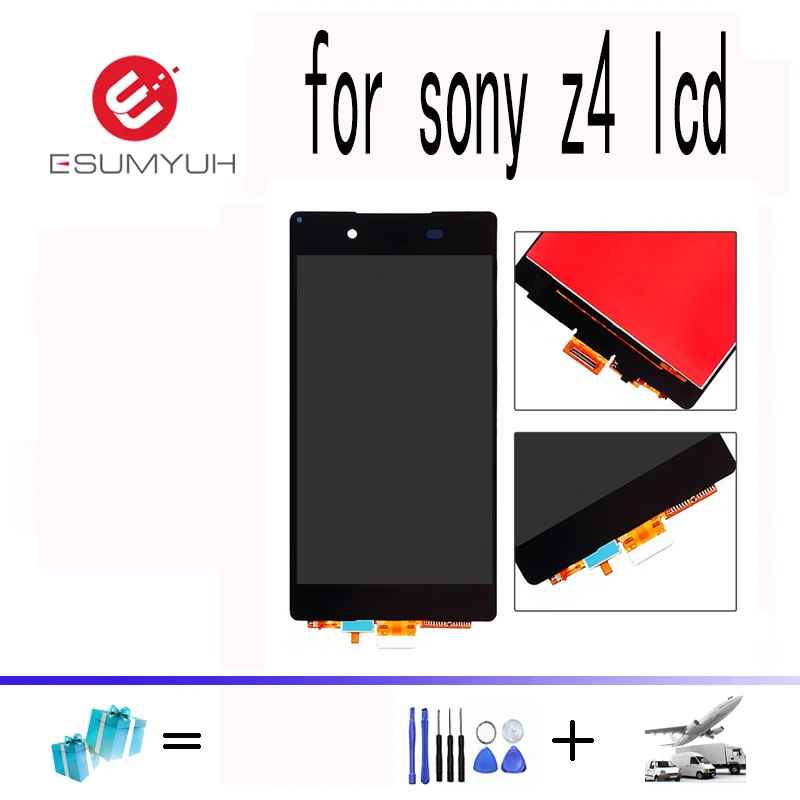 Жк-дисплей для Sony Xperia Z3 + Plus Z4 E6553 E6533 E5663 дисплей с сенсорным экраном и дигитайзером