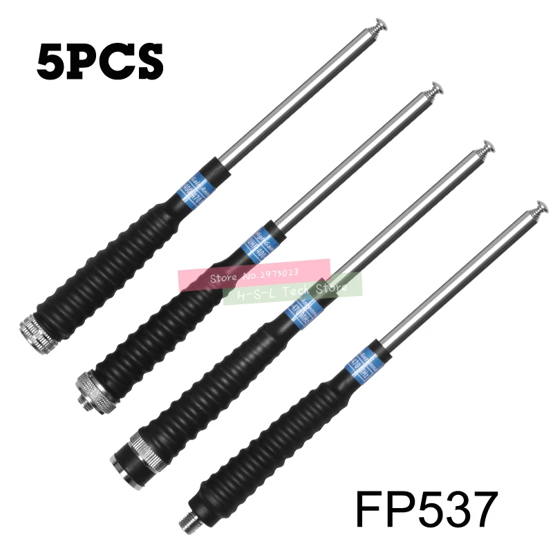 5Pcs In Acciaio Inox Primavera Pull Rod Antenna Walkie Talkie Antenna Telescopica Bnc/Sma/Moto Uhf Antenna Per Motorola Wanhua Cvs