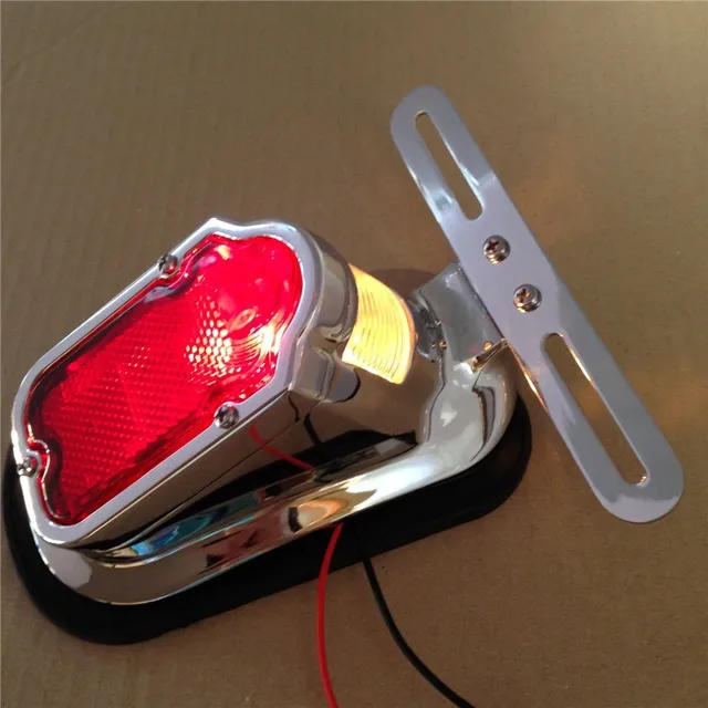 Aftermarket free shipping motorcycle parts Red Tombstone