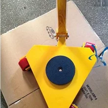 Размер 3T 360 градусов Поворотный PU колеса, транспорт, воздушный резервуар грузовик переключения погрузочно-разгрузочное оборудование проигрыватель маленький резервуар для крупного рогатого скота