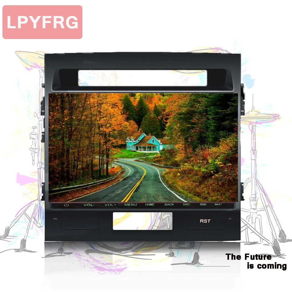 

2din Android 9.0 Octa Core GPS player For Land Cruiser LC200 2008- 2015 Wifi Bluetooth GPS Radio SWC 4G/3G ( No DVD) Head Unit