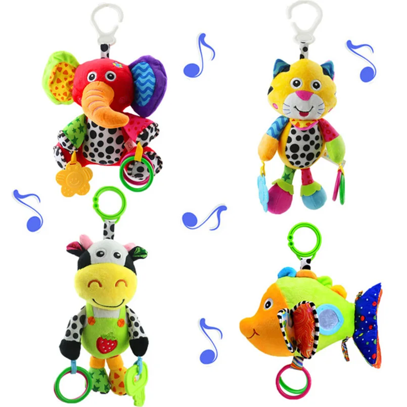 Soft Musical Box Baby Toys For Kids Baby Infant Crib Bed Stroller Toy Colorful Hanging