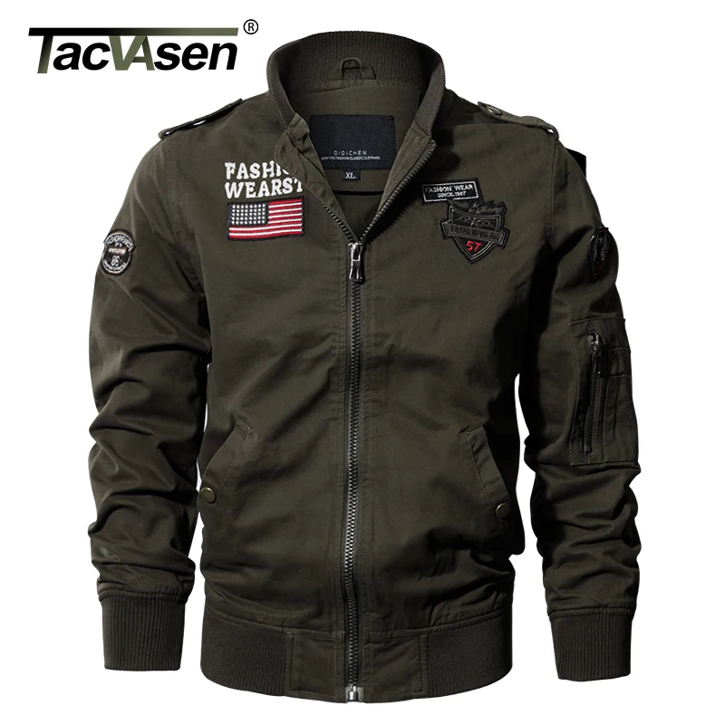 012 Fuerza Carga De Tacvasen Hombres Táctica Td Chaqueta Vuelo khaki army Abrigo Piloto Ejército Aérea qzqq Otoño La Del Militar Green Black Chaquetas ZfOUZIqw