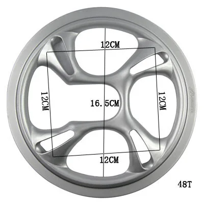 MTB 36 T/40 T/42 T/44 T/46 T/48 T/52 T пластиковая цепочка колеса цепочка на клапане защитное кольцо коленчатый набор универсальная защитная Кепка кривошипная зубная пластина - Цвет: 13